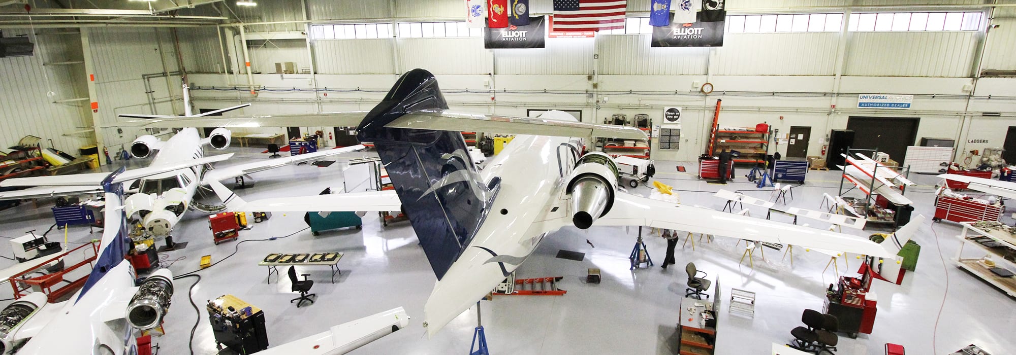 Elliott Aviation Completes Their First Challenger 604 48Month Inspection